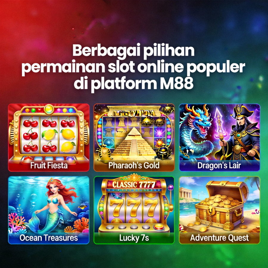 Berbagai pilihan permainan slot online populer di platform M88